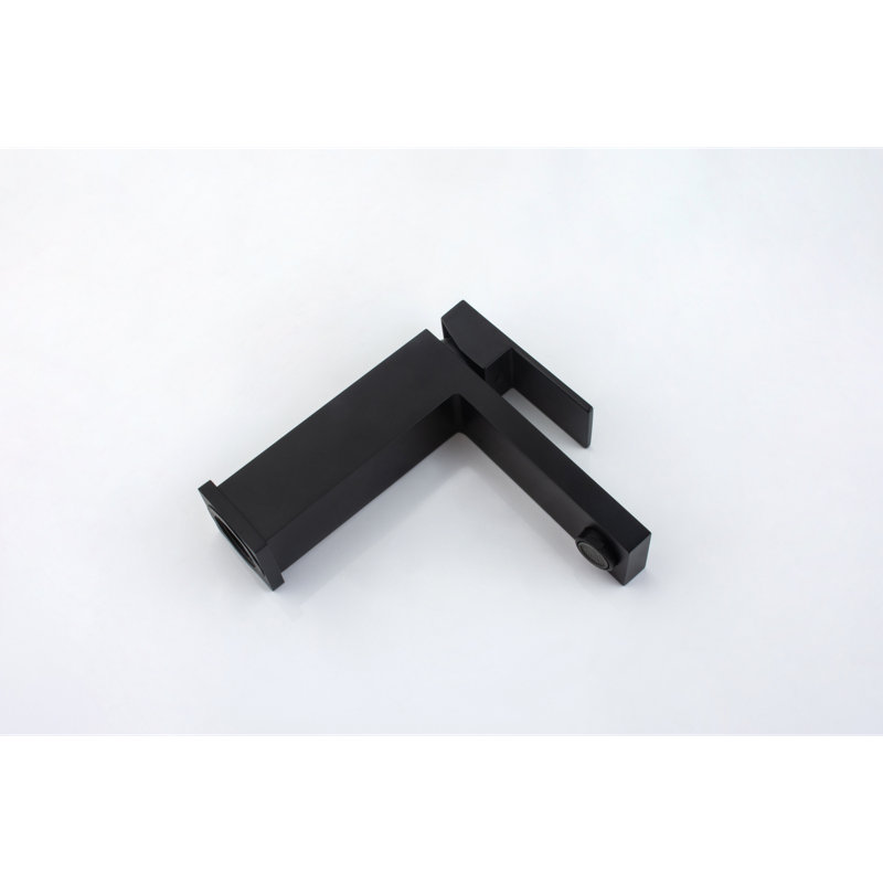 Upc Faucet With Drain, Oil Rubber Black