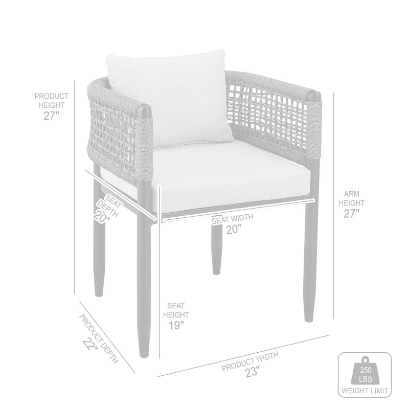 Chaise de patio Chervonne