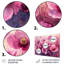«Pink Buttercup Flower Fields - Buttercups», reproduction d'art murale-778254117-778254115