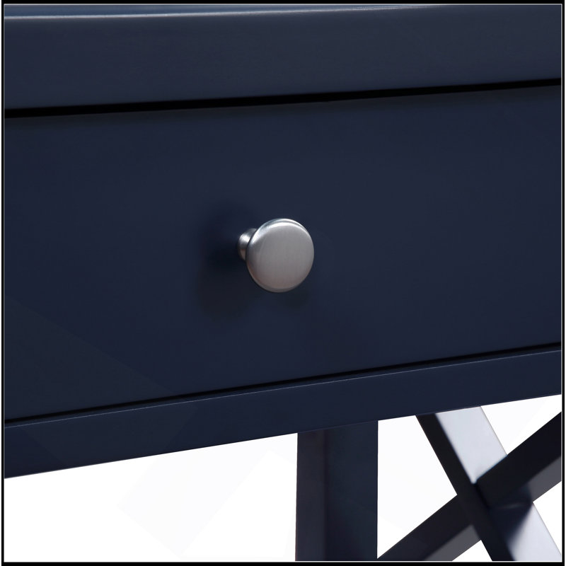 Table de chevet Madison, Bleu très foncé