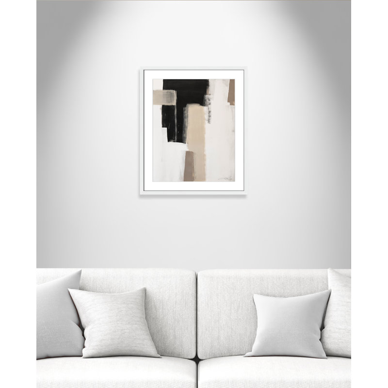 «Giverny Earth Scapes I On Paper» par Joss & Main Print, Cadre photo blanc mat, H 25,5 po x l 21,5 po x P 1,25 po