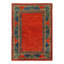 Mialynn Geometric Area Rug in Red