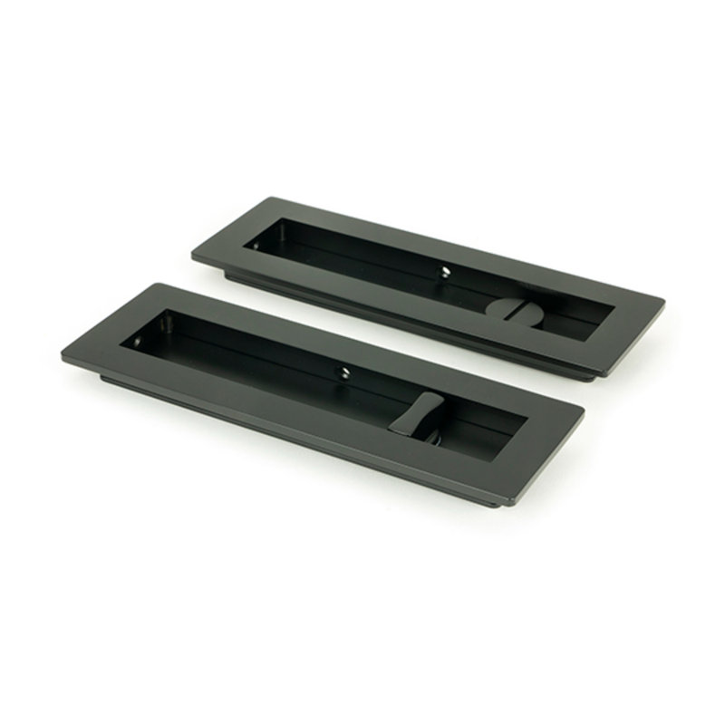 Door accessory, 17.5cm H x 6cm W x 1.3cm D, Matt Black