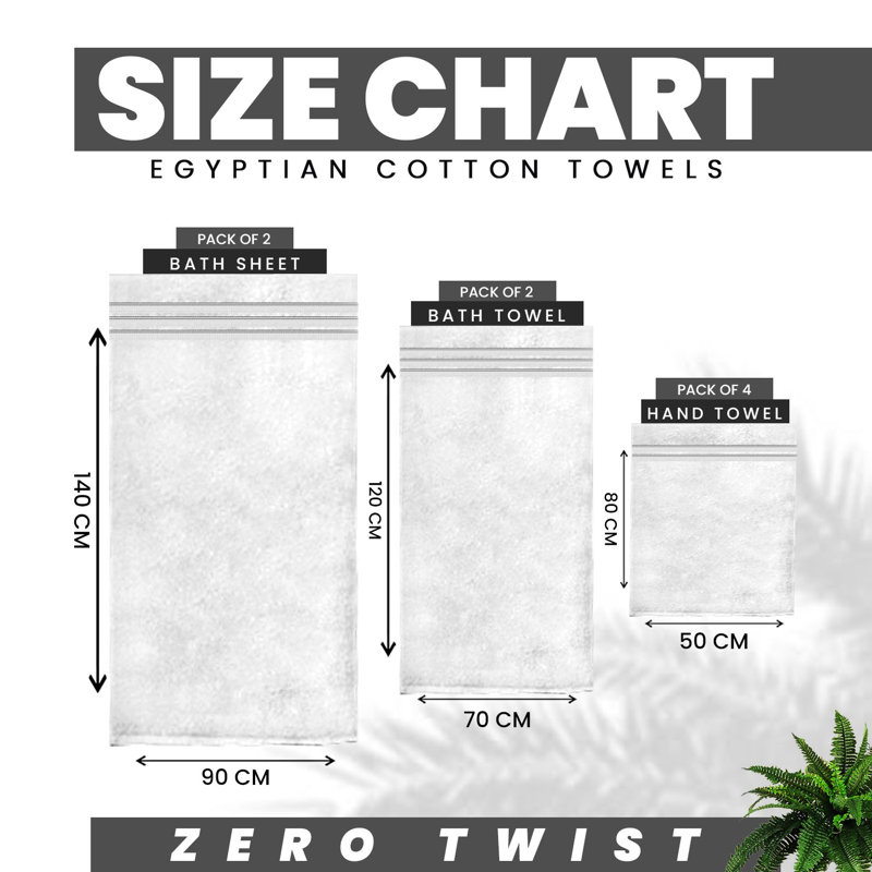 Zero Twist Cotton Towels, Soft & Plush, Absorbent & Quick Dry – Hand, Bath Towels, Bath Sheets & Jumbo Towels Collection