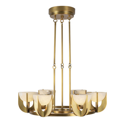 Colette Steel LED Chandelier by Elisa Carlucci