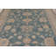 Tapis turc bleu sarcelle Oushak 8 x 11