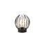 18.5cm Metal LED Battery Powered Table Lamp Indoor Outdoor Cordless Lantern Nightlight