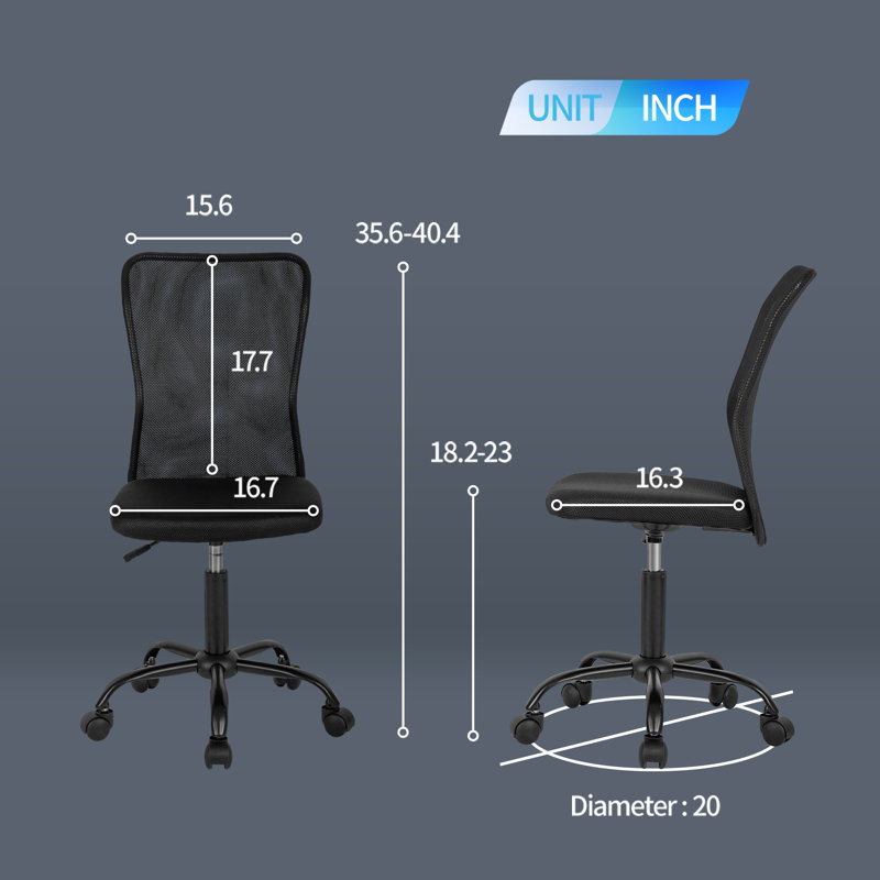Mesh Task Chair, Black