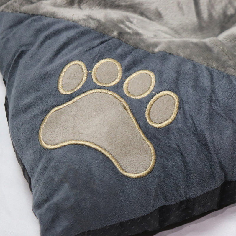 Lit de luxe pour animal de compagnie, lit super moelleux pour chien ou chat, idéal pour les cages pour chiens, lavable à la machine et sécheuse