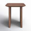 Table d'appoint 20 po Benson en noyer
