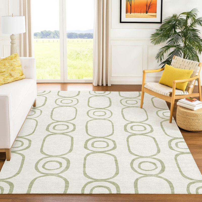 Tapis intérieur / extérieur lavable à la machine Dyar ACN2344, Rectangle 5 pi x 7 pi 6 po