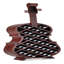 Buffington Wine Bottle Rack in Brown