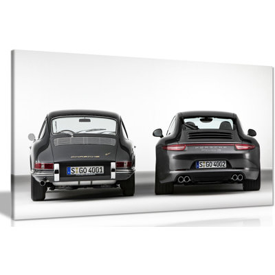 Porsche 911 Evolution - Wrapped Canvas Print