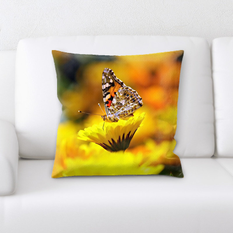 Microsuede Throw Pillow