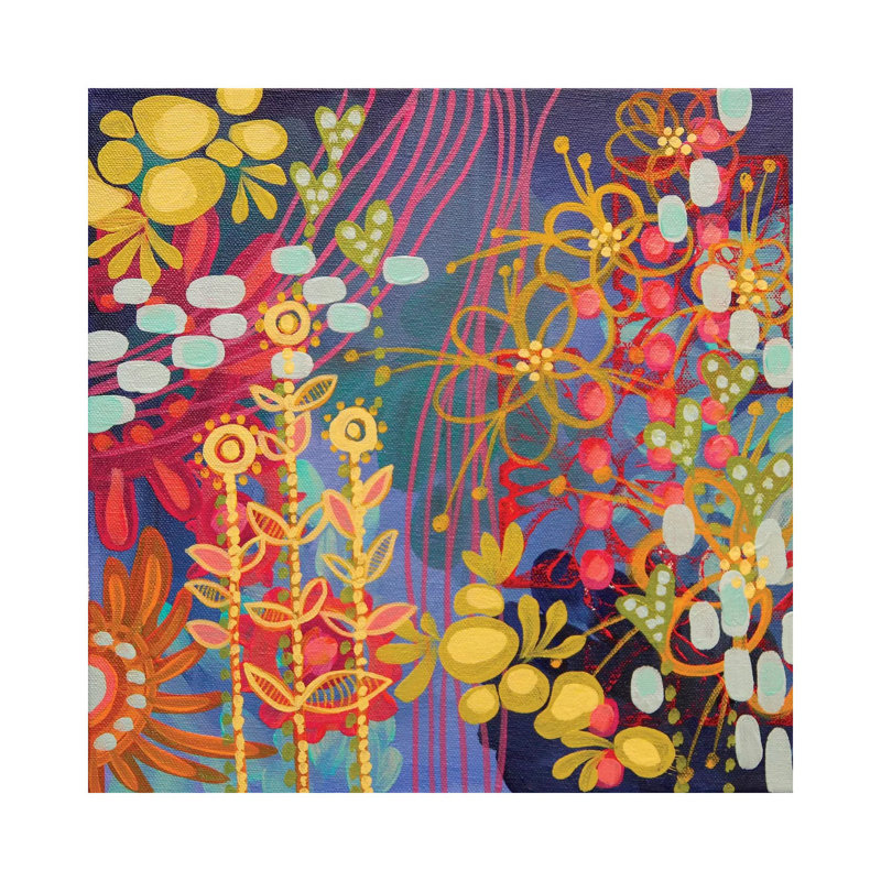 Bluesy by Stephanie Corfee - Gallery-Wrapped Canvas Giclée on Canvas, Canvas, 30.48 cm H x 30.48 cm W