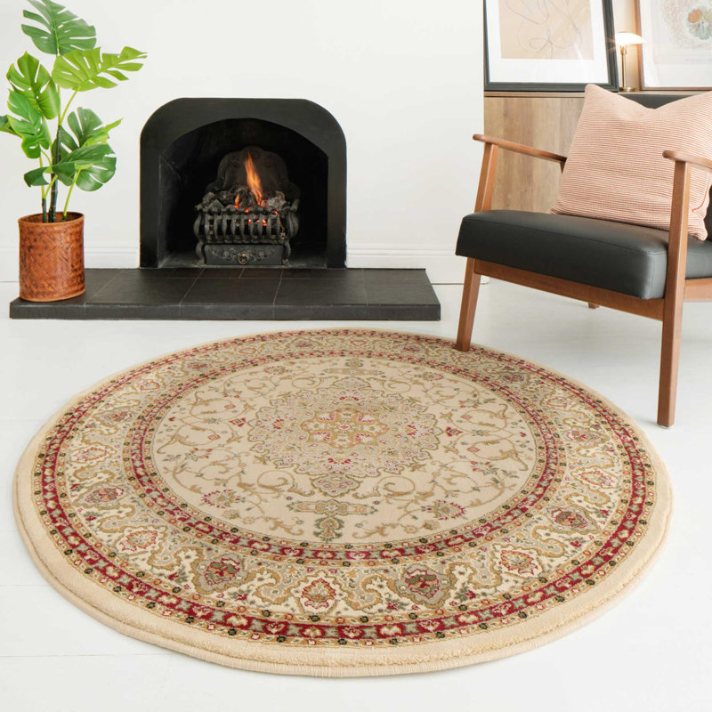 Hallan Oriental Area Rug, Round 133cm