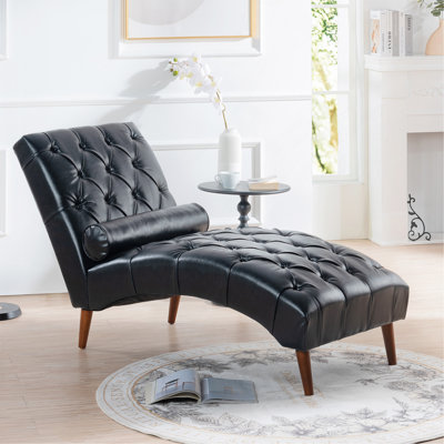 Chaise longue rembourrée