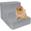 Escalier pour chien antidérapant à 3 marches pour chats et chiens, plastique pliable avec tapis lavable pouvant supporter jusqu'à 50 lb-836847987