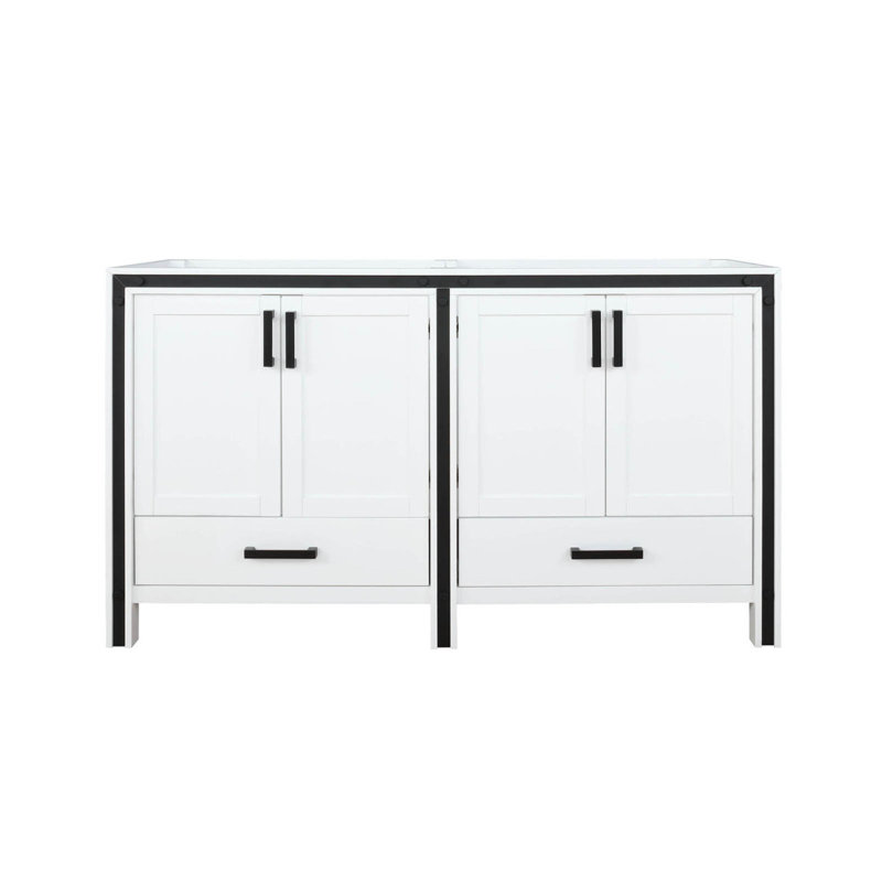 Meuble-lavabo blanc 60 po X P 22 po D, Blanc