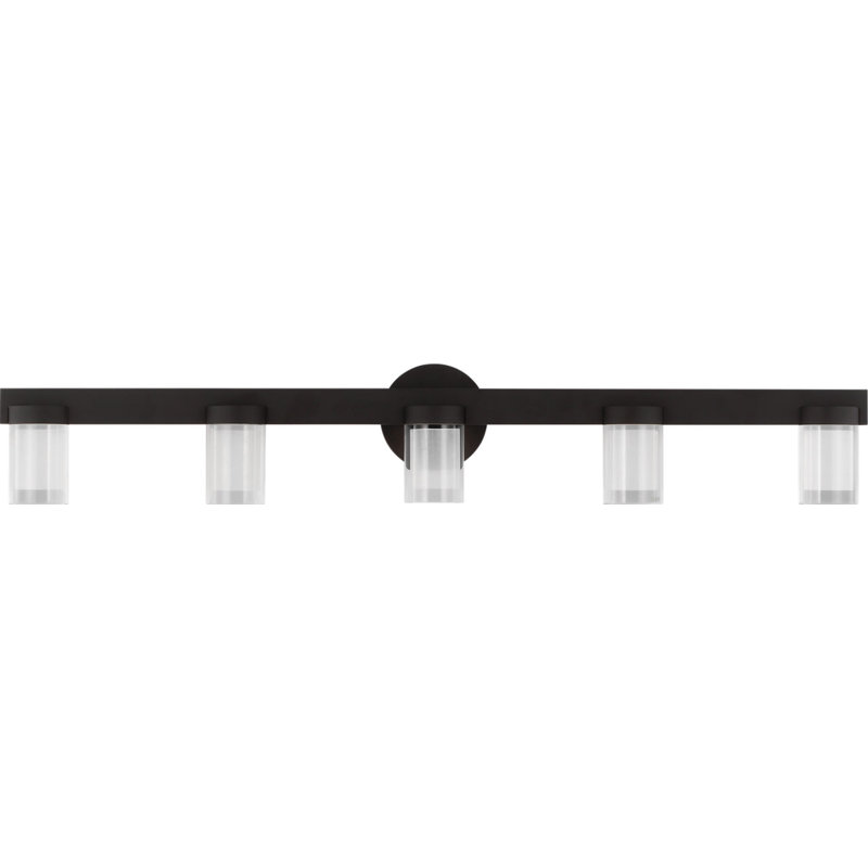 Esfera 5 - Light LED Bath Sconce, Nightshade Black