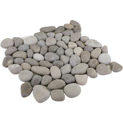 12" x 12" Beveled Other Natural Stone Pebbles Mosaic Wall & Floor Tile