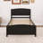 Wood Platform Bed With Headboard-1895629275