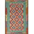 Geometric Kilim Reversible Wool Rug 4x6