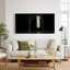 «White Banner», art mural sur toile en marbre noir-133391027