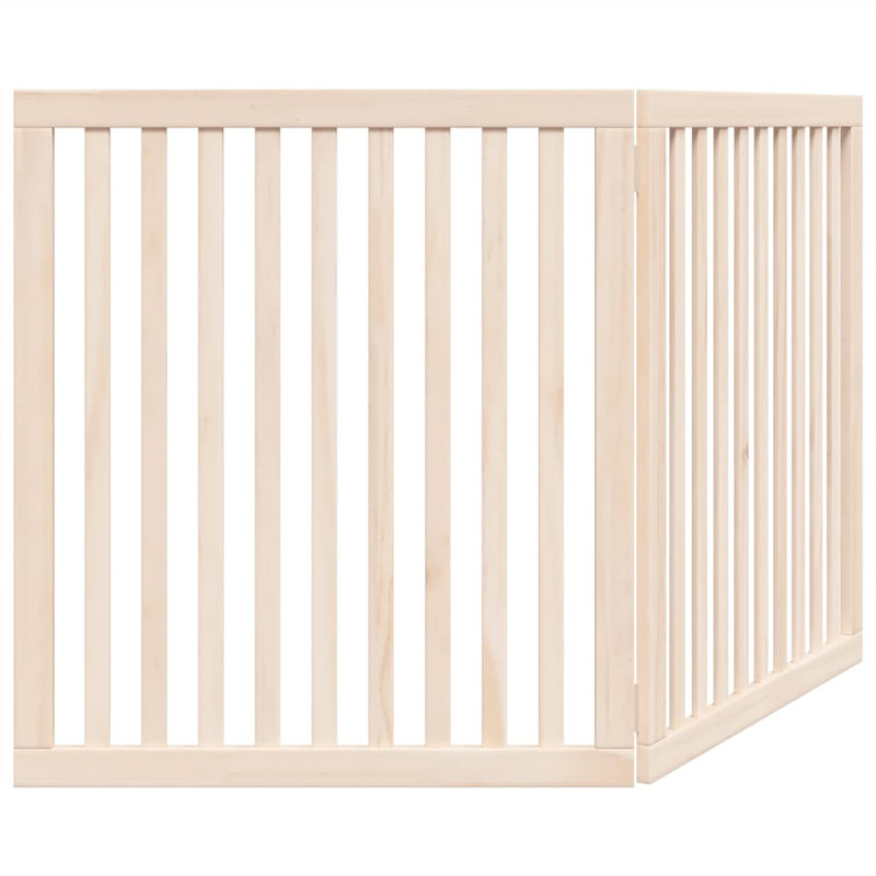 Nickson Solid Wood Dog House Door, Beige, 90cm H x 160cm W x 2cm D
