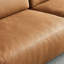 Causeuse-coussin modulaire orange 100% polyester
