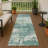 Machine Washable Indoor/Outdoor Earleville ACN2362 Abstract Rug-1835167893