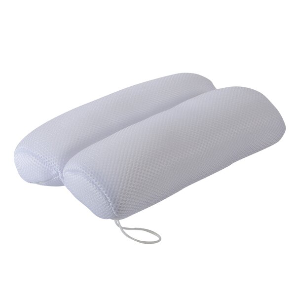Bathtub Pillow Rest Bubble Bath White Grey Cushion Soft Luxury Spa