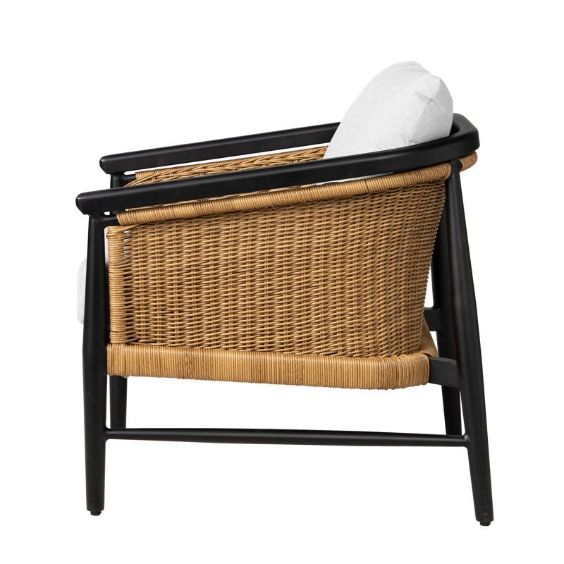 Galloway Outdoor Dining Armchair, Canvas Natural