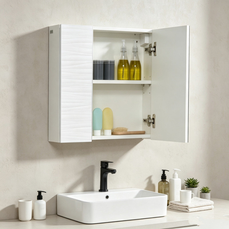 W H Medicine Cabinet Mirror