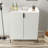 White Wine Bar Cabinet with Storage-774037902