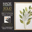 «Simple Twig I», reproduction encadrée - bois massif-687526067