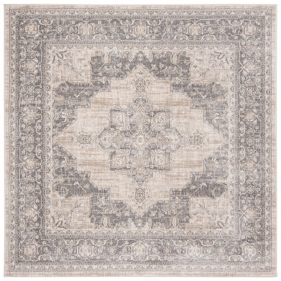 Tapis oriental crème / gris Aurelle