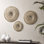 Décoration murale en fibre naturelle et miroir 3 - Objets décoratifs pour la maison 20,5 po, 17,25 po, 13,25 po de diamètre, conception, accent et installation tissés