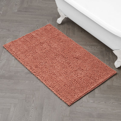 Laura Ashley Astor Chenille Non-Slip Bath Mat