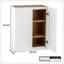 Armoire murale 30 po en bois massif 30 po avec 3 tablettes réglables prêtes à assembler pour la cuisine, la salle de bain, la buanderie et le garage (l 30 po x P 12 po x H 42 po)-1067946445