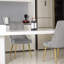 Chaise d'appoint rembourrée en velours-442841005