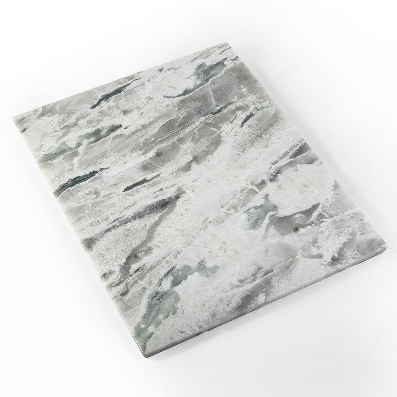 Planche à découper 20 po x 16 po en granit naturel, Gris rhinocéros