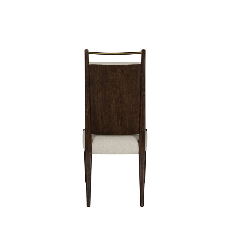 Highland Oak High Back Dining Side Chair, Dusk