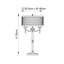 Emperador Metal Table Lamp-38363646-38363645