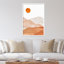 Doris Mountain Range I par Amy Lighthall - reproduction d'art sur papier encadrée-1531589561-1531589574