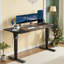 Height Adjustable Electric Standing Desk With Splice Board, 4 Memory Presets, Anti-Collision-1100690722