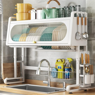 Adjustable Over The Sink Dish Rack