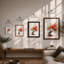 Autumn Burst Boho - Framed Print-328034013-328034002
