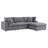 Commix 4-Piece Sunbrella Outdoor Patio Sectional Sofa-1499632331