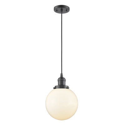 Luminaire suspendu sphère 1 lumière Clementina